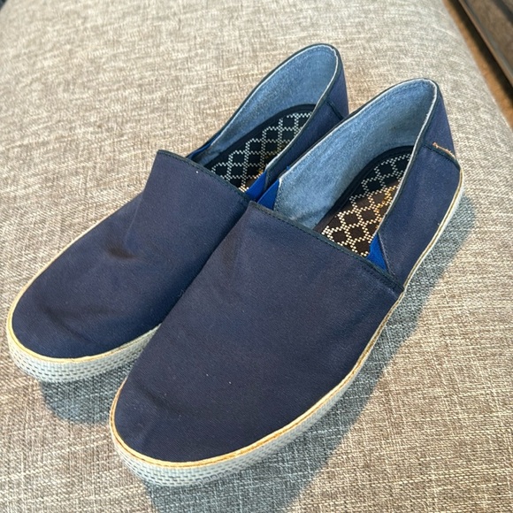Ted Baker London Mens 11 Leeno Navy Slip-On - Picture 1 of 9